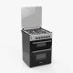 Cocina Combinada Eldom Verona Doble Horno 3H + Disco Inox Cocina Combinada Eldom Verona Doble Horno 3H + Disco Inox