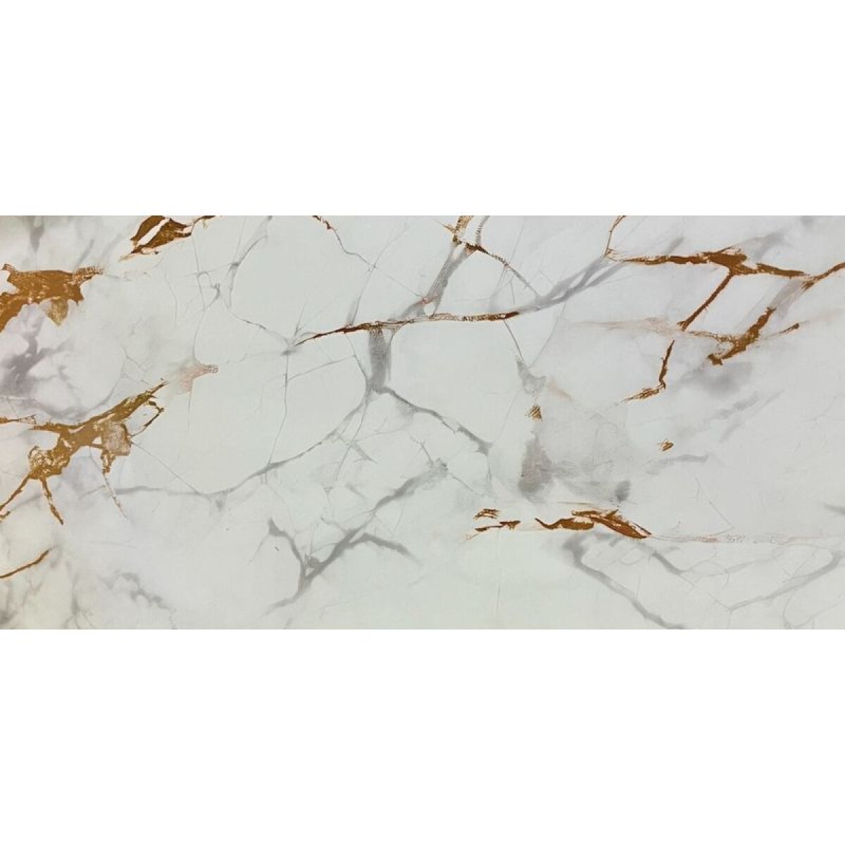 REVESTIMIENTO ADHESIVO PLACA 60 X 30 CM - BLANCO/DORADO XBM-48 