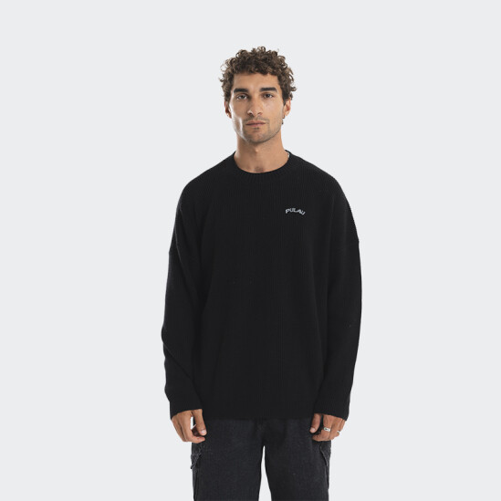 Buzo Pulau Tejido Now Is Now Negro