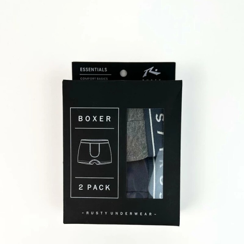 Boxer x2 Rusty TREND Gris Oscuro/navy