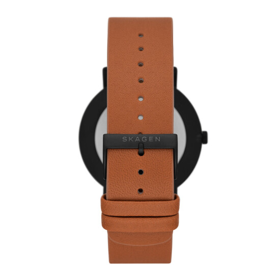 RELOJ SKAGEN FASHION ACERO CUERO MARRON 0