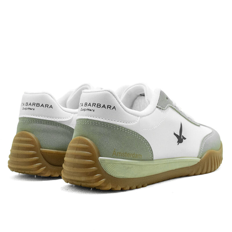 Championes Santa Barbara Loop M de Hombre Blanco-gris