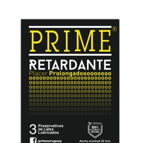 Preservativos Prime Retardante 3 Unidades Preservativos Prime Retardante 3 Unidades