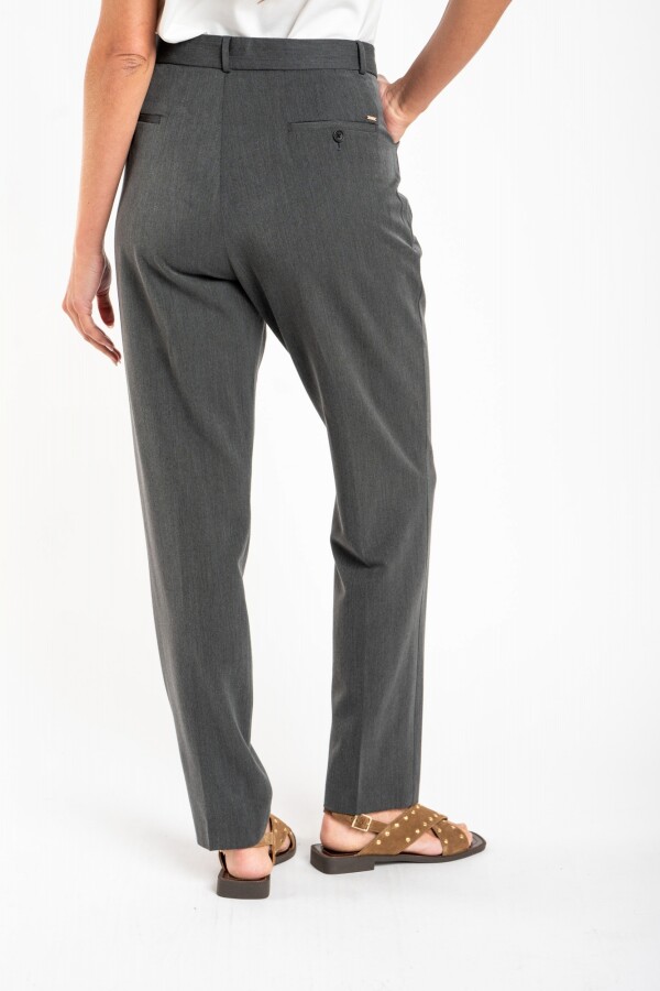 Pantalón Chupin Oficina Gris Melange