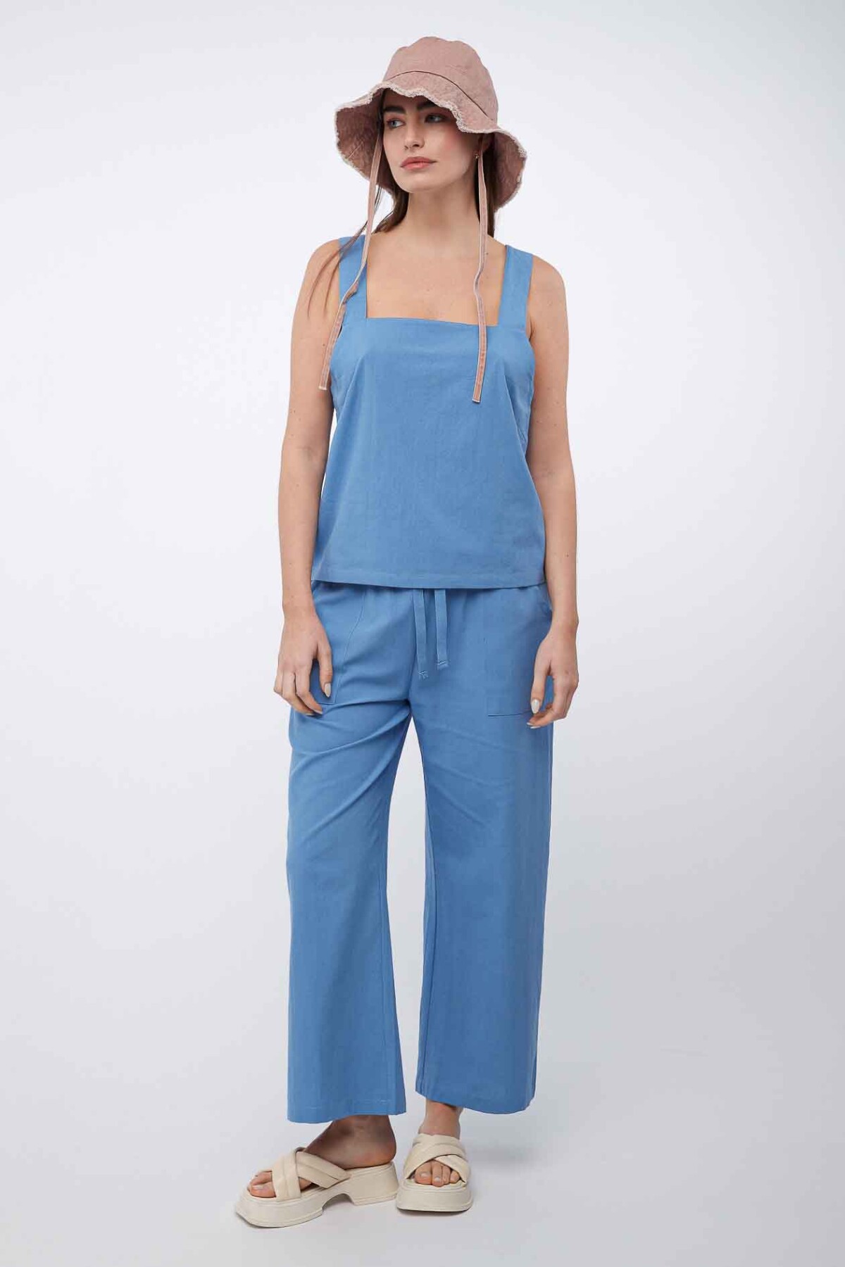 Top Bufi Azul