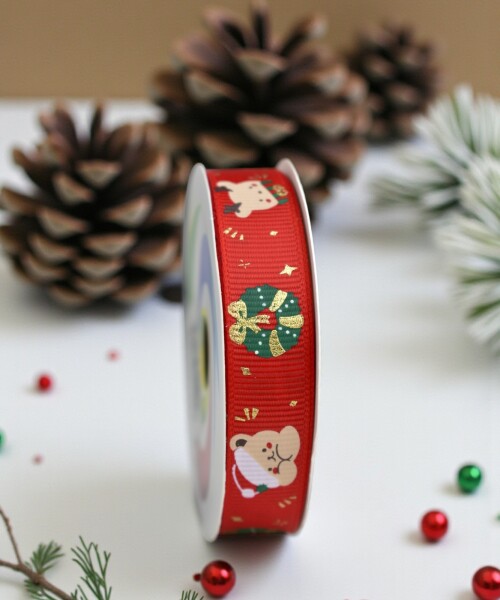 Cinta de regalo navidad 1.5cm*2.6m DISEÑO 7