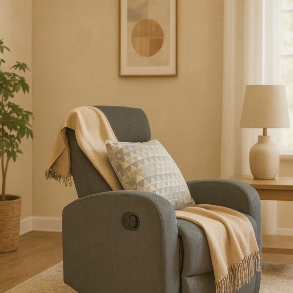 Reclinable Fine 1 cuerpo, grafito Reclinable Fine 1 cuerpo, grafito