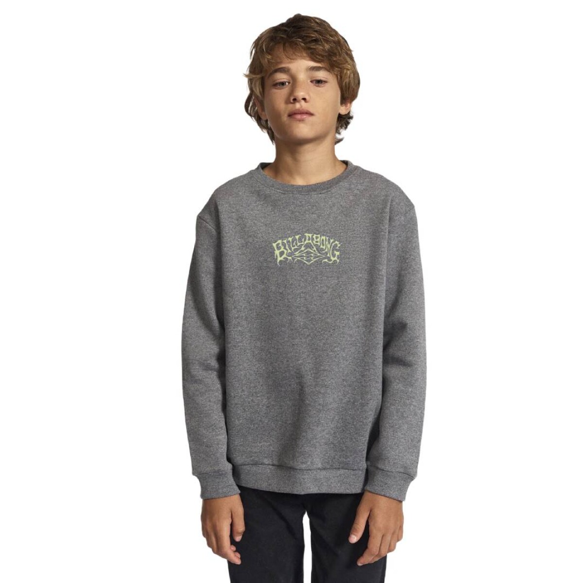 Buzo Billabong Alternative Crew Niño - Gris 