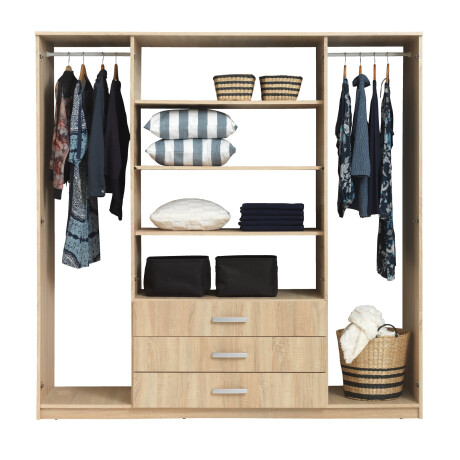 Armario Vellerup 200X200 Combi Roble