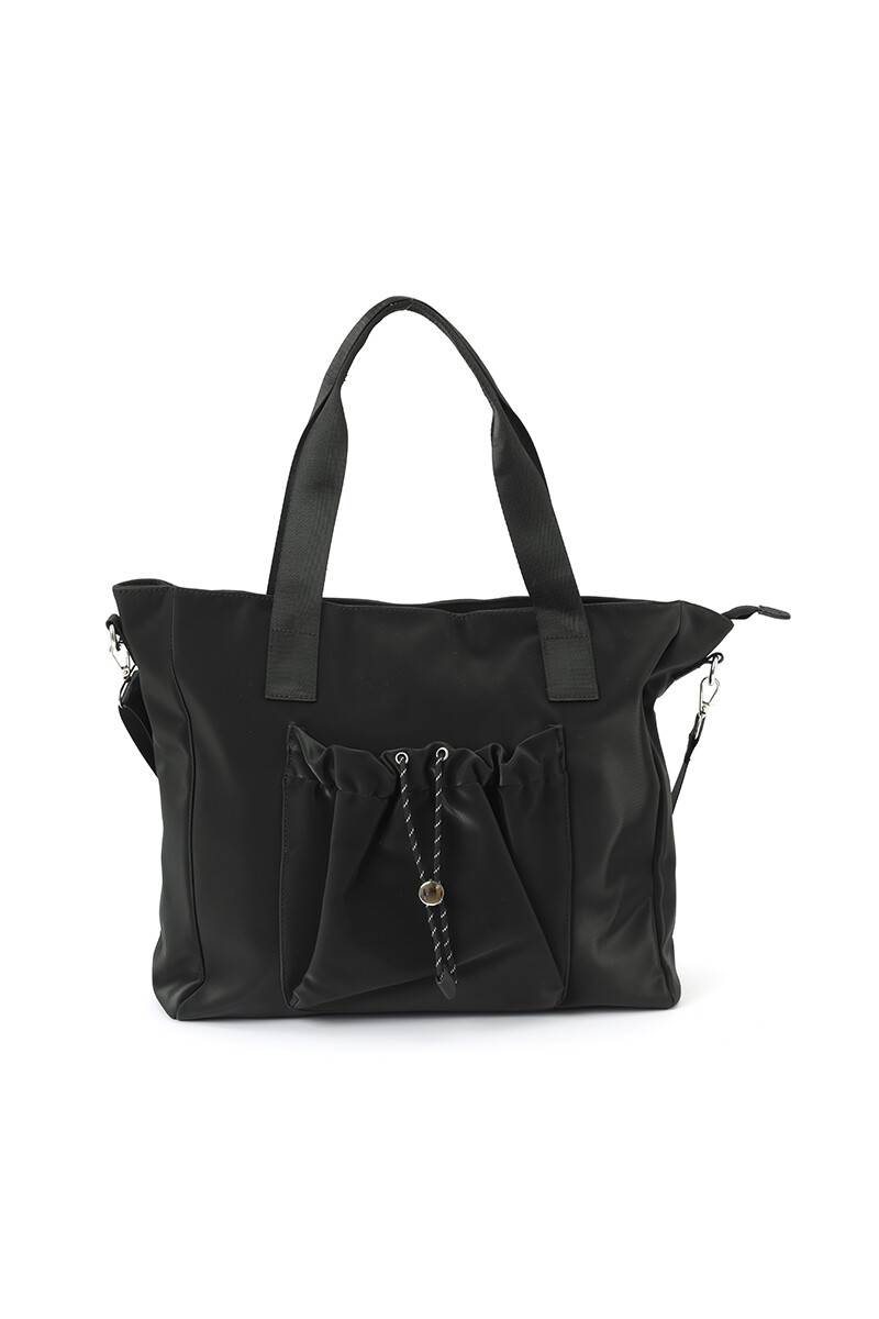 Bolso de nylon - Negro 