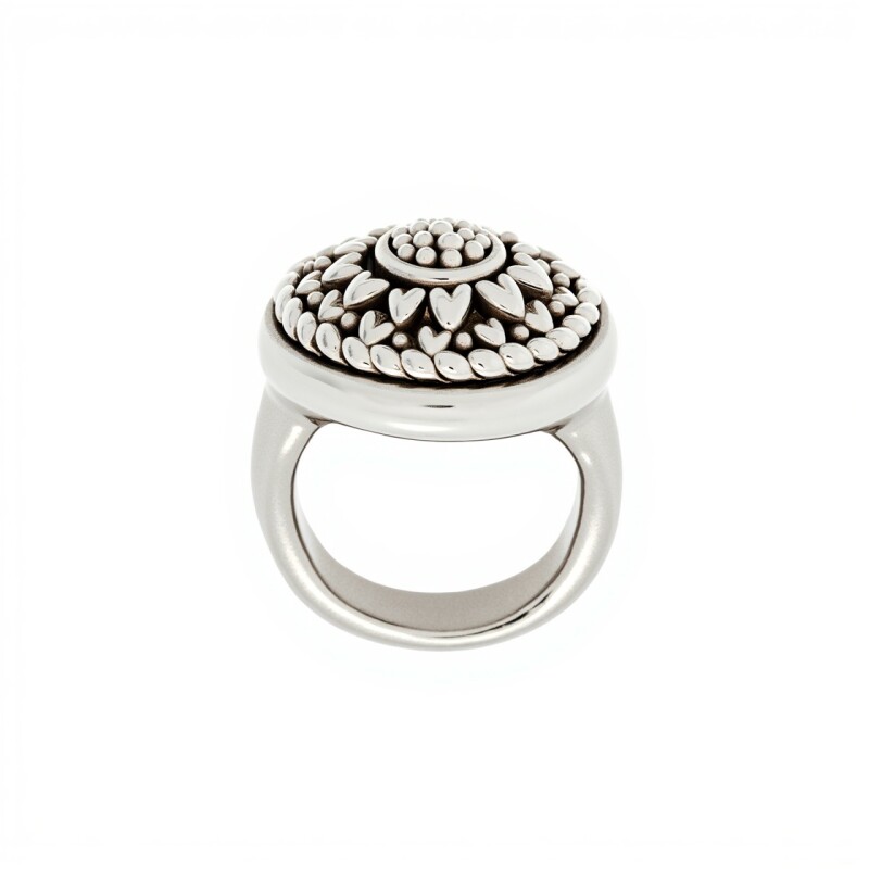 Anillo Flor-Plata 925 Inflada-Sin Piedra-AN3056 sinpiedra