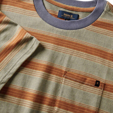 Remera Roark Journey Jacquard Crew Multicolor