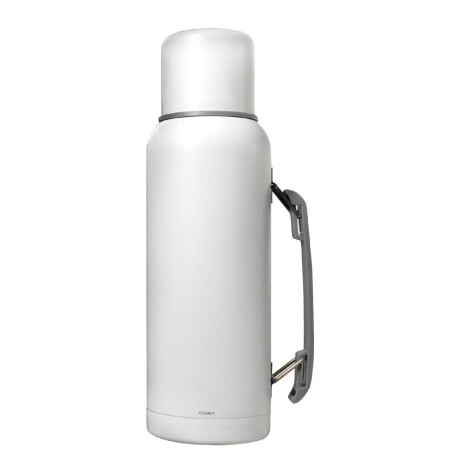 Kit Termo Comet 1lt con manija estándar + Mate acero inoxidable Blanco