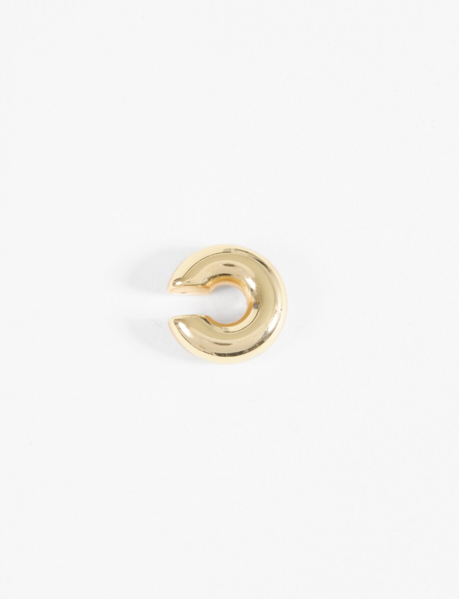Earcuff grueso 2 cm - dorado 