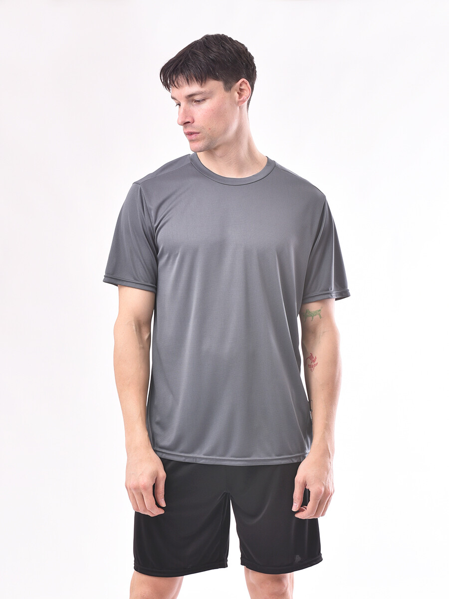 REMERA NIKOLAOS - GRIS OSCURO 