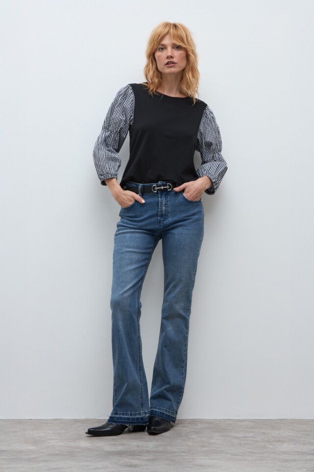 Jean bootcut Liza jean medio