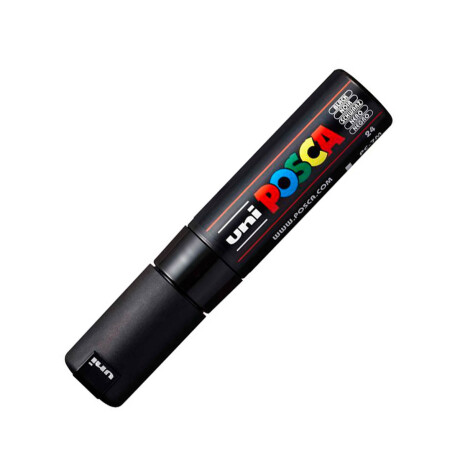 Set X12 Marcadores Posca Unico+2 cartucheras Regalo Negro