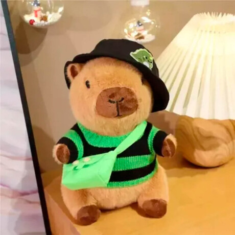 Peluche Capibara Carpincho Infantil X10 Piezas Ropa Cpy001003