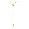 Rosario Virgen Milagrosa-Oro bajo-Sin piedra-RO8003 Sinpiedra