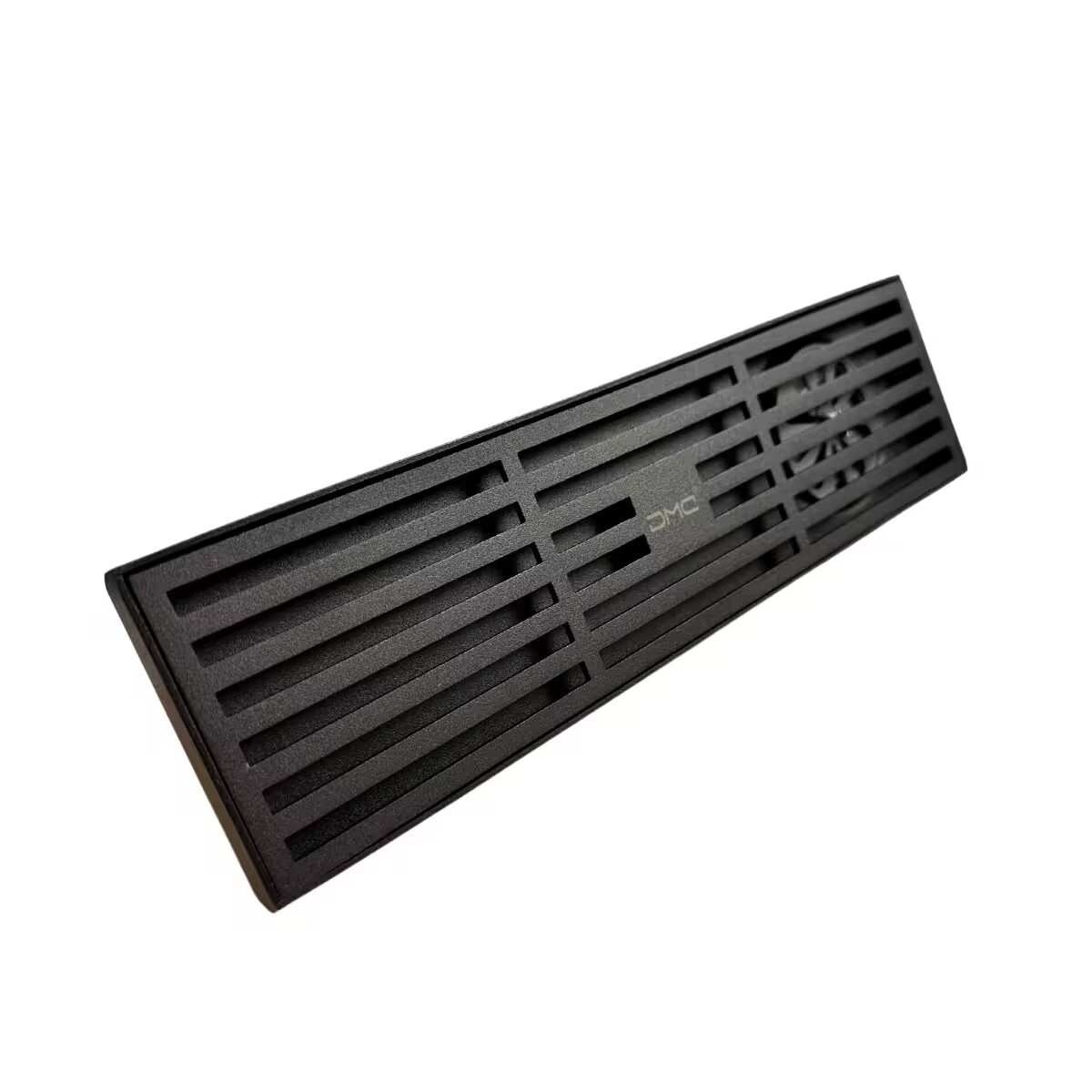 Receptáculo Lineal Negro Desagüe Lateral 30cm Dmc 