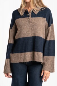 Sweater Polo Chocolate