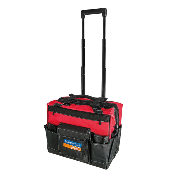 Bolso para herramientas 18 bolsillos con ruedas -TRAMONTINA TN4831