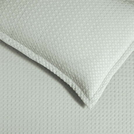 Juego Colcha y Funda Dohler Provenza 1 Plaza 100% Microfibra Verde Agua