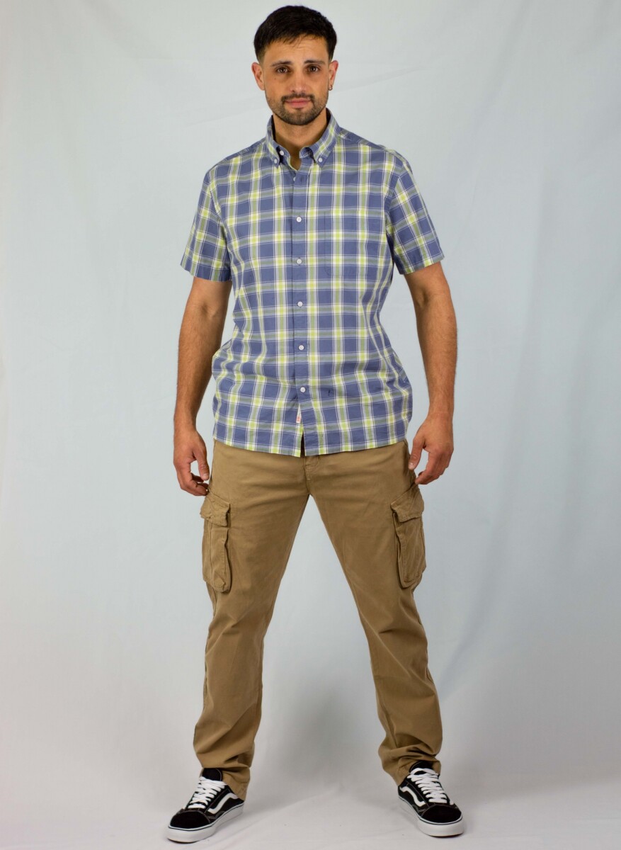 Camisa a cuadros Hilton - Blue/green 