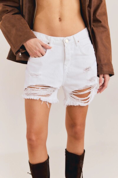 SHORT MAVERIK Blanco