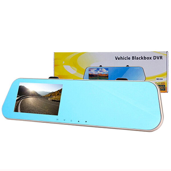 ESPEJO RETROVISOR DE AUTO c/Camara trasera 4.2” -1080PIX Sin color