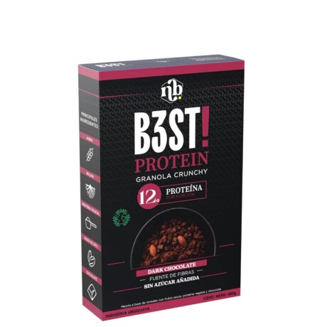 Granola Proteica B3ST 300 g Natural Bars Dark Chocolate