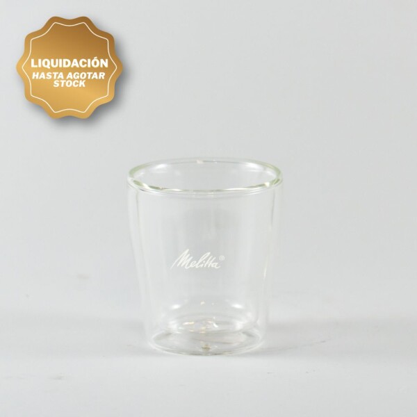 VASO MELITTA 80ML PARED DOBLE X2 Unica