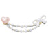 Jibbitz Heart and Bow Chain Multicolor