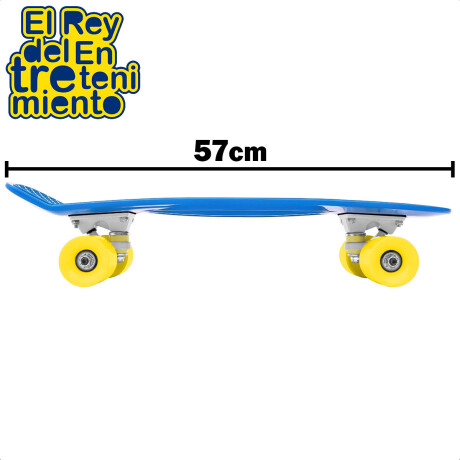 Skate Longboard Penny 57cm Patineta Aluminio + Bolso Celeste-Estilo 2