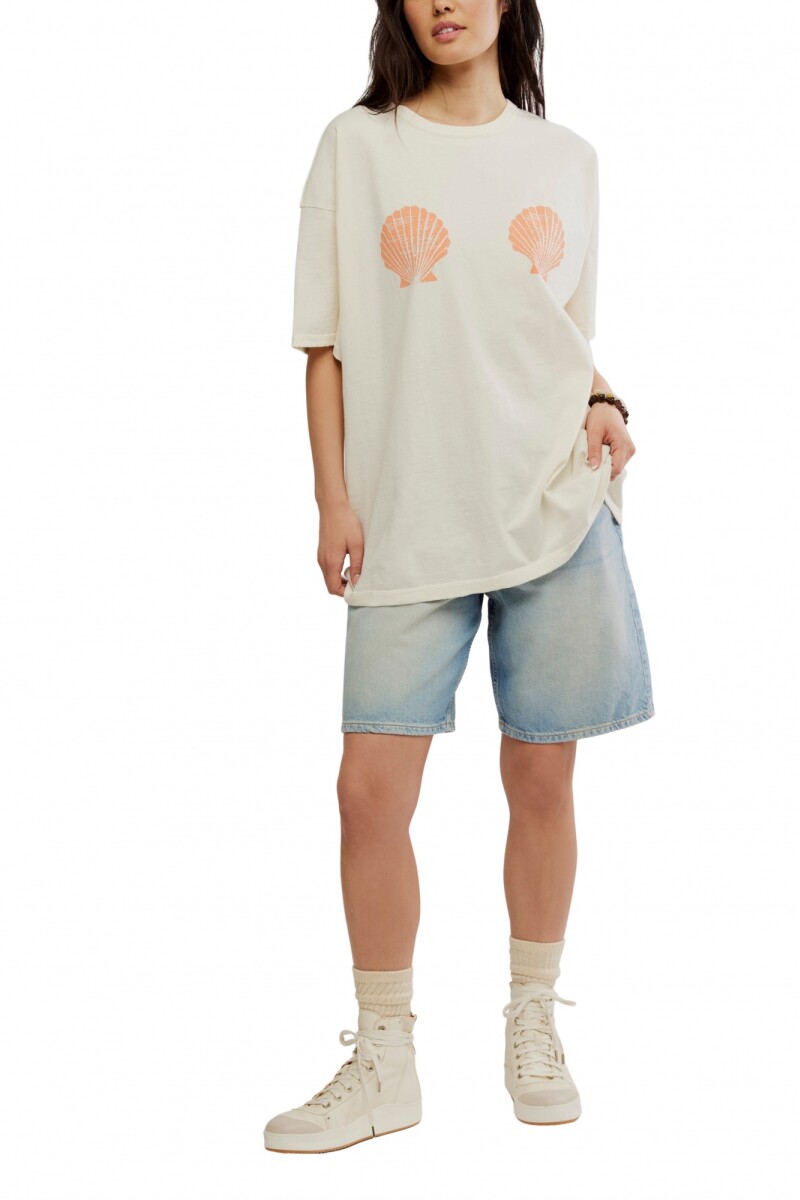 REMERA SHELL Marfil