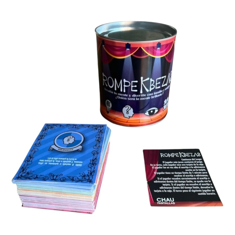 Juego De Cartas RompeKbeza Chau Pantallas Juego De Cartas RompeKbeza Chau Pantallas