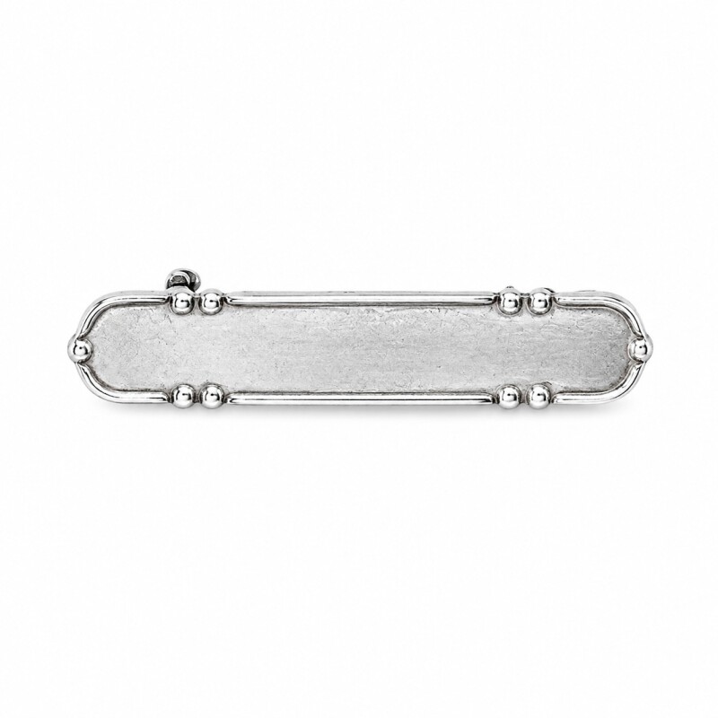 Prendedor rectangular - Plata 925 - PRE000053 sinpiedra