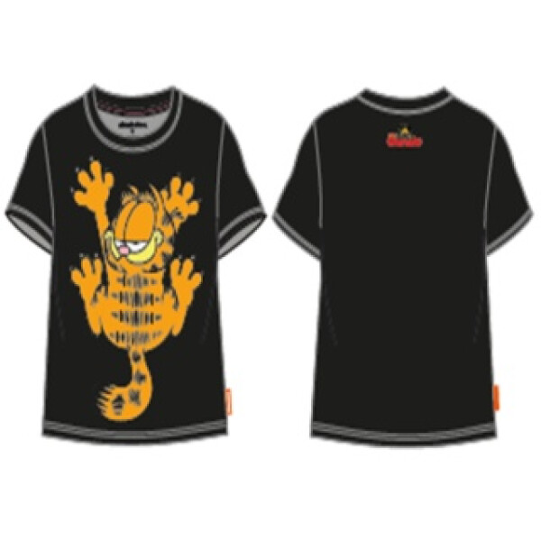 Tshirt - Nickelodeon - Nikelodeon Garfield Tshirt de Niños - NKTISS23013 Negro