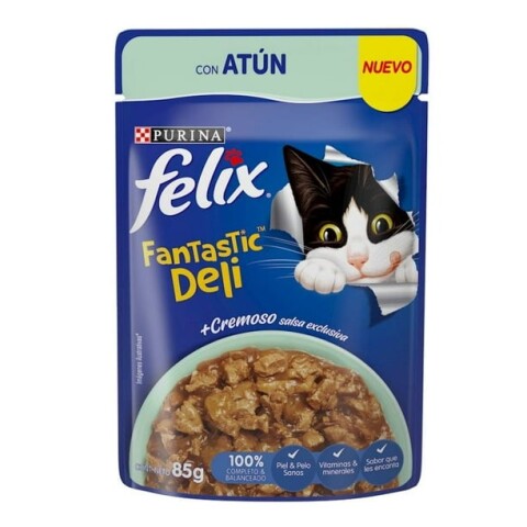 FELIX FANTASTIC CON ATUN EN SALSA 85 GRS