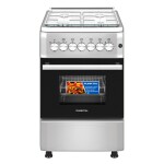COCINA INOX 4 GAS HORNO 56 LTS. GAS -ENCENDIDO acero inoxidable