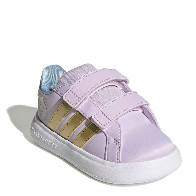 Championes de Niños Adidas Grand Court Elsa Preescolar Lila - Dorado