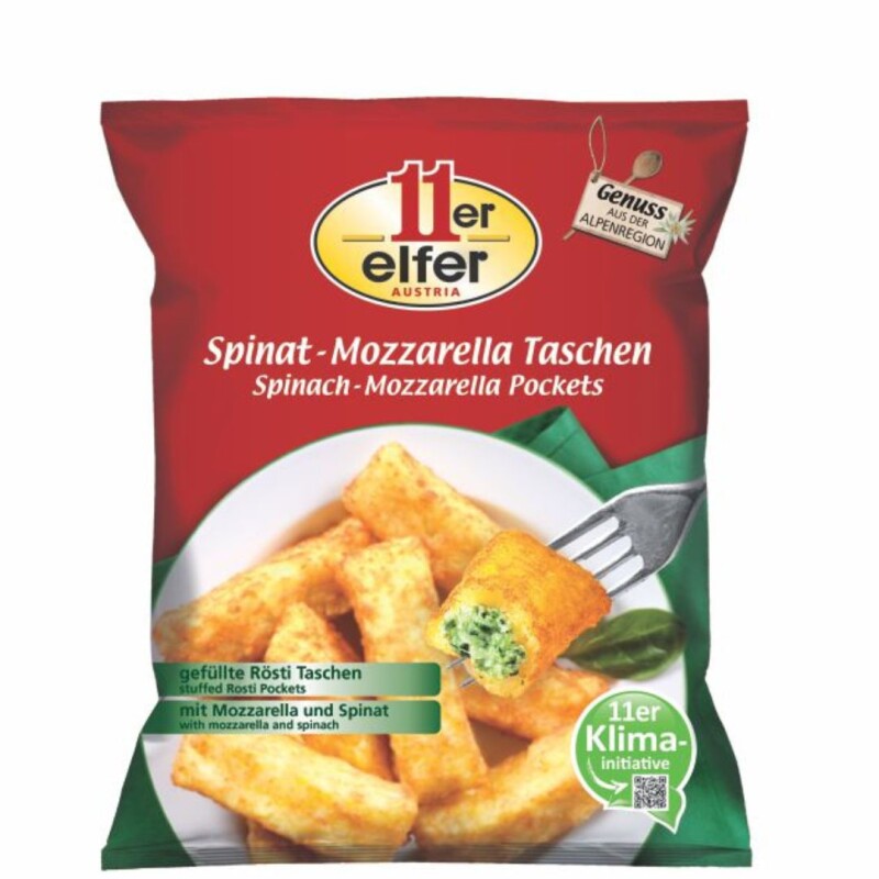 ELFER ESPINACA Y MUZZARELA 500G ELFER ESPINACA Y MUZZARELA 500G