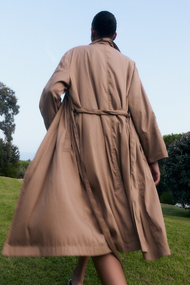 Trench Lyocell beige