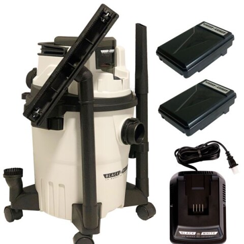 Aspiradora a batería Seco - Húmedo 300W 15L con batería extra de regalo Aspiradora a batería Seco - Húmedo 300W 15L con batería extra de regalo