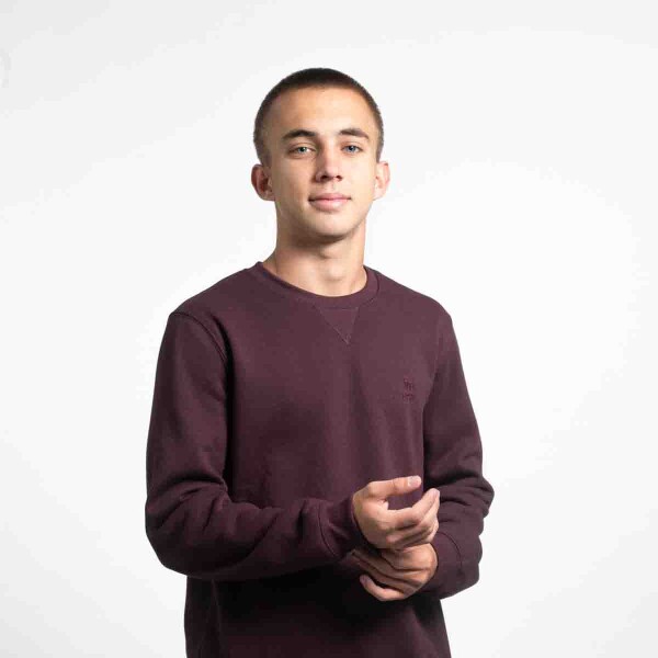 Sweater Fleece Bordo