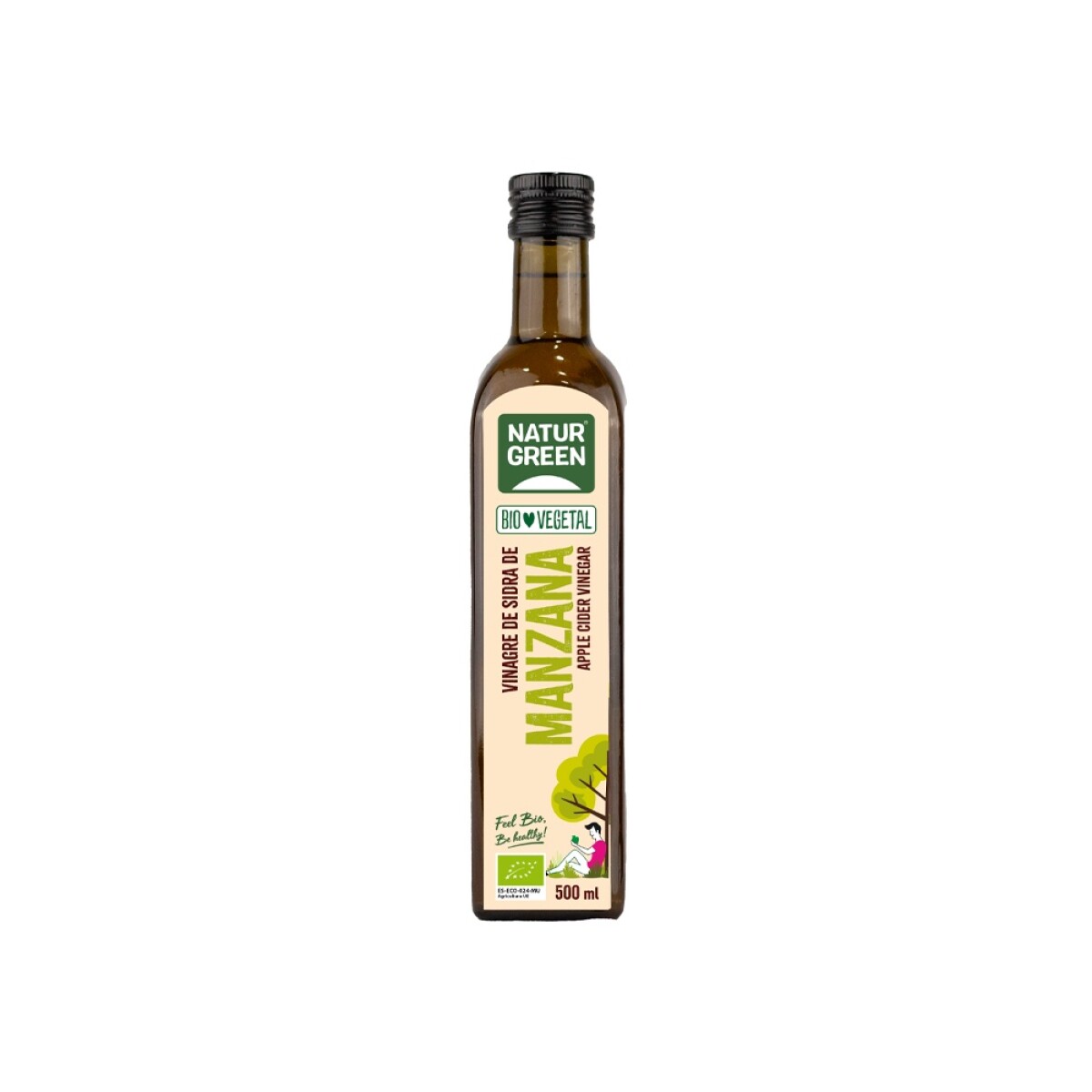 Vinagre de Sidra de Manzana 500 ml Nature Green 