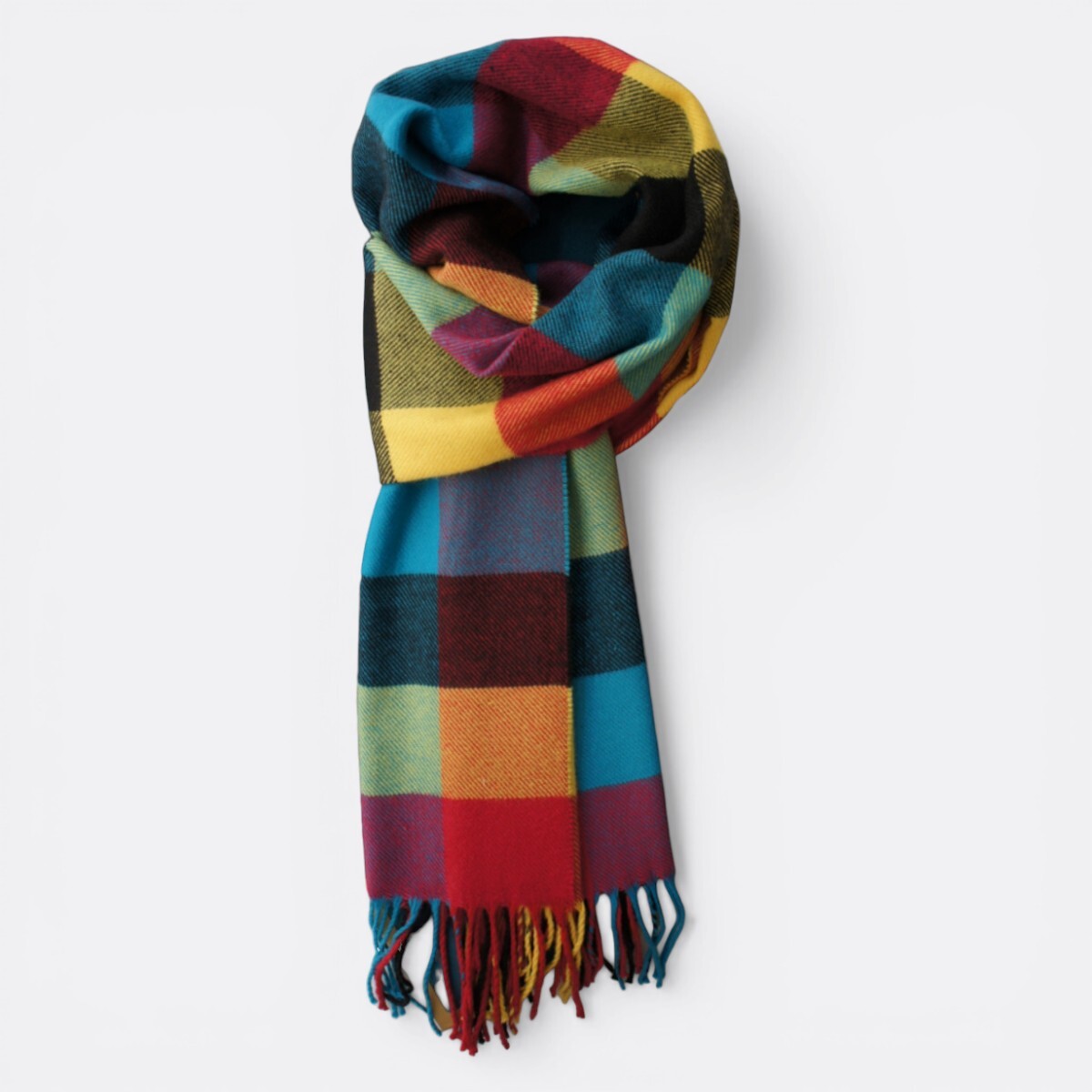 Bufanda Cuadrille Moderna - Multicolor 