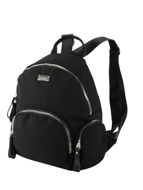 Mochila Lona Basic Negro