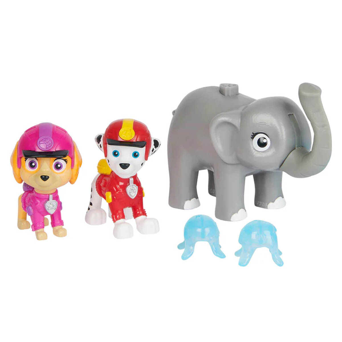 Jungle Pups Paw Patrol - Marshall, Skye y elefante 