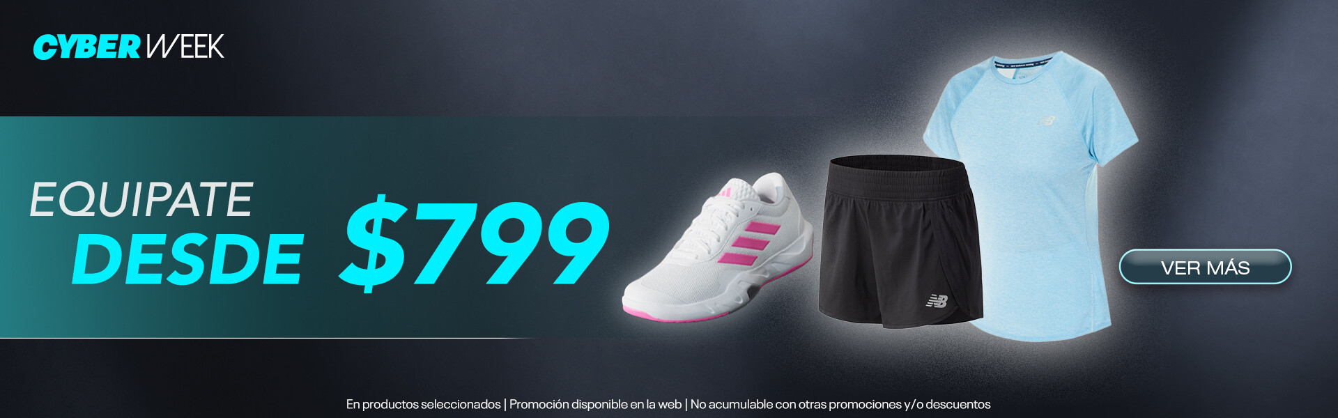 Equípate desde $799